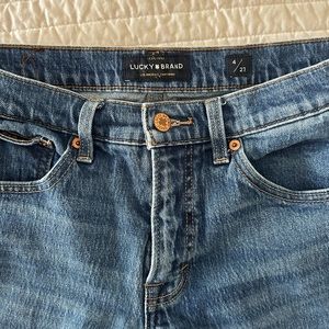 Lucky Brand, authentic straight, crop denim, size 4/27